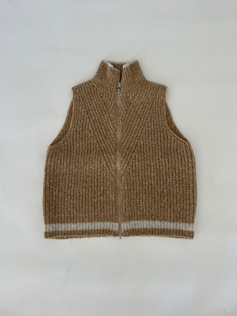 ASEEDONCLOUD(アシードンクラウド) / Blushed knit vest 25AW