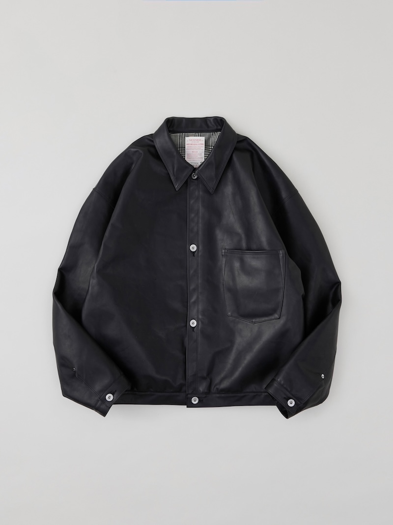 ※専用!141Q品番!激レア!オイルドレザー&キルティングライナー仕様!ショット NICENESS(ナイスネス) / GUNN / ガン ( オイルドレザー