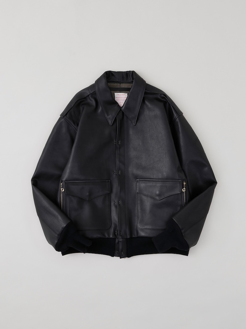 NICENESS(ナイスネス) / RUSSELL / ラッセル ( オイルドカーフレザー A2ジャケット ) / 25AW