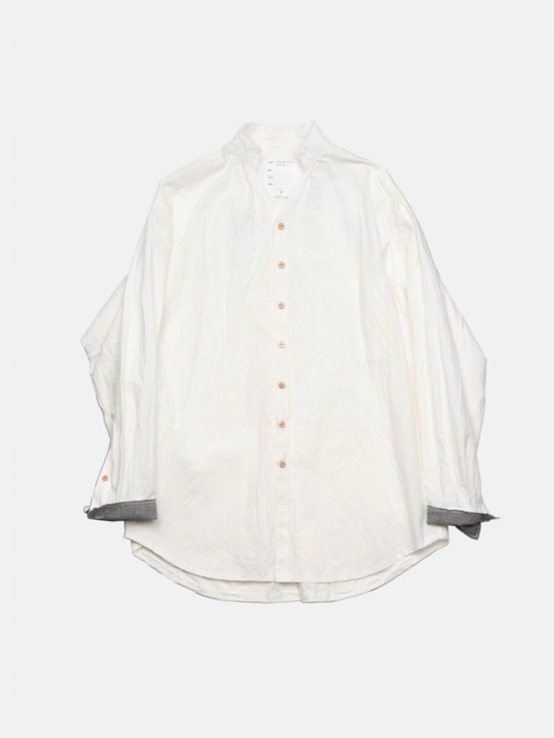 トップス BLACKBIRD cut off collar shirt BLACKBIRD (ブラックバード) / cut off collar shirt 25AW