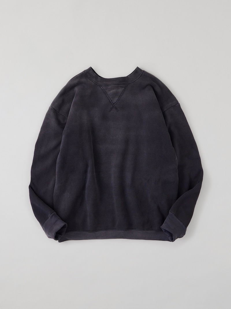 NICENESS(ナイスネス) / NAVARRO / ナヴァロ ( エイジドエフェクト ダブルフロントクルーネックスウェット ) / 25AW