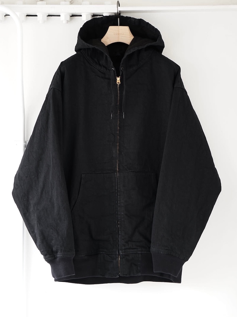 COMOLI(コモリ) / ブラックデニム ジップパーカ 25AW | 商品一覧