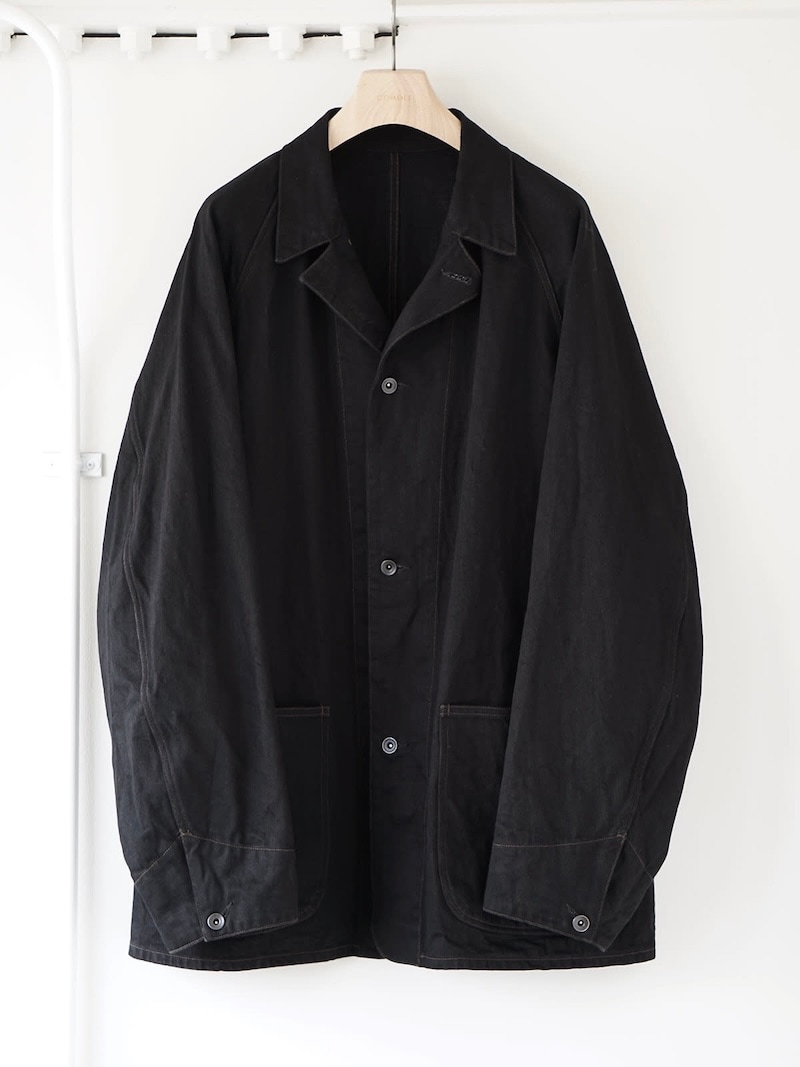COMOLI デニム ワークジャケット 25AW COMOLI(コモリ) / ブラックデニム ワークジャケット 25AW | 商品