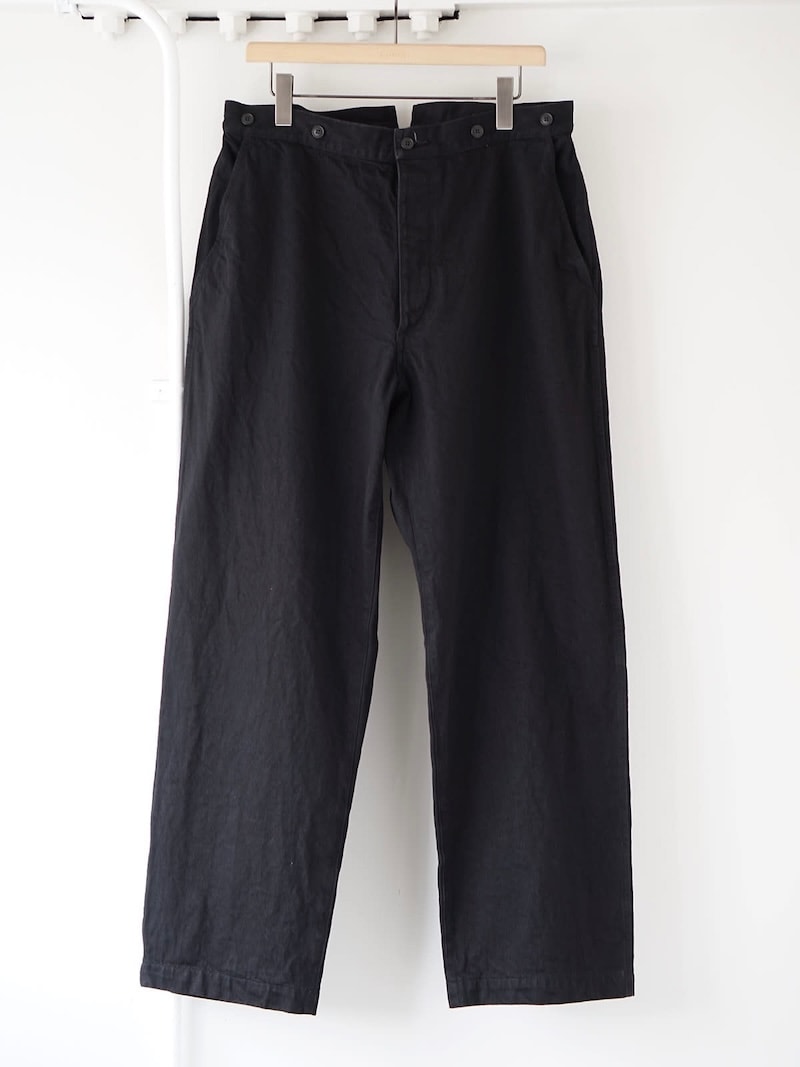 COMOLI(コモリ) / ブラックデニム オーバーパンツ 25AW | 商品