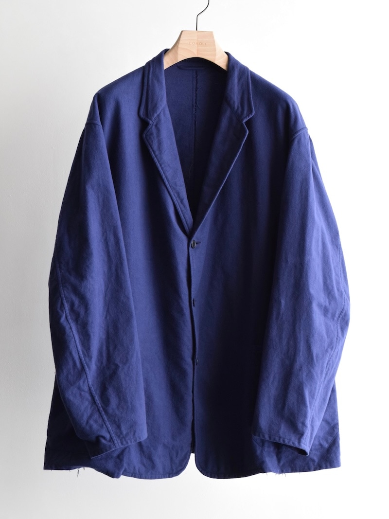 COMOLI(コモリ) / コットンネル ジャケット / ROYAL BLUE 25AW