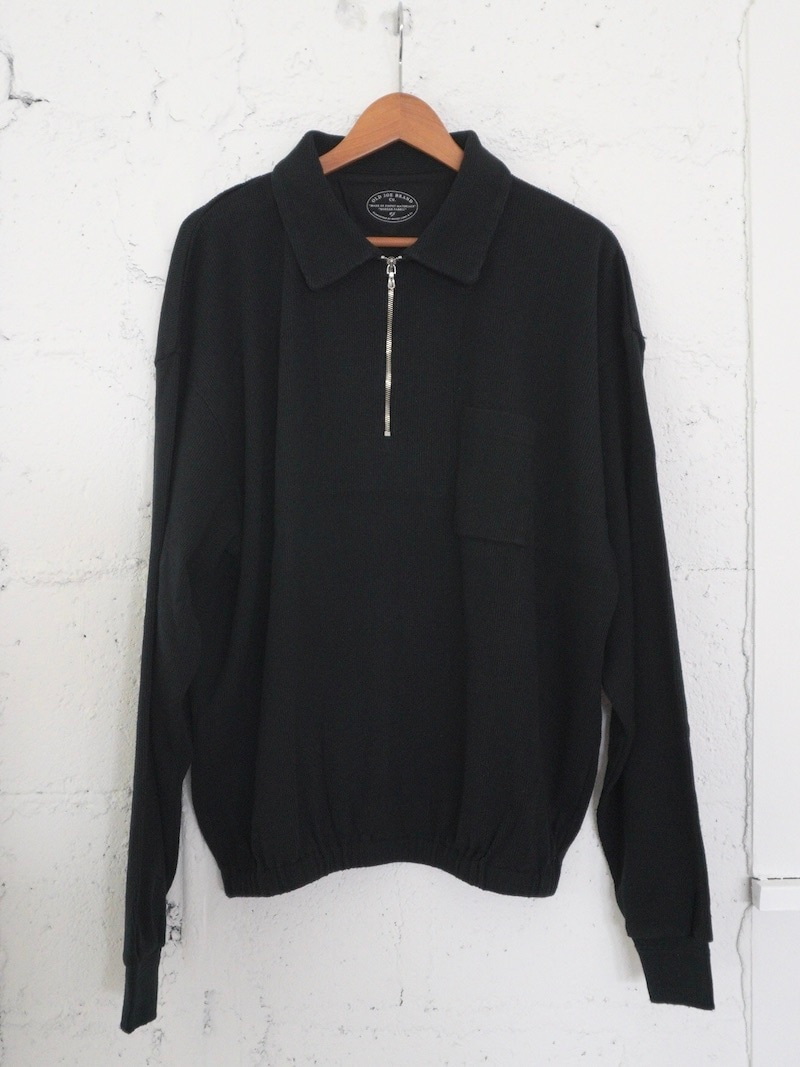 OLD JOE (オールドジョー) / QUATER ZIP SILK NEP RIBED SHIRTS 25AW