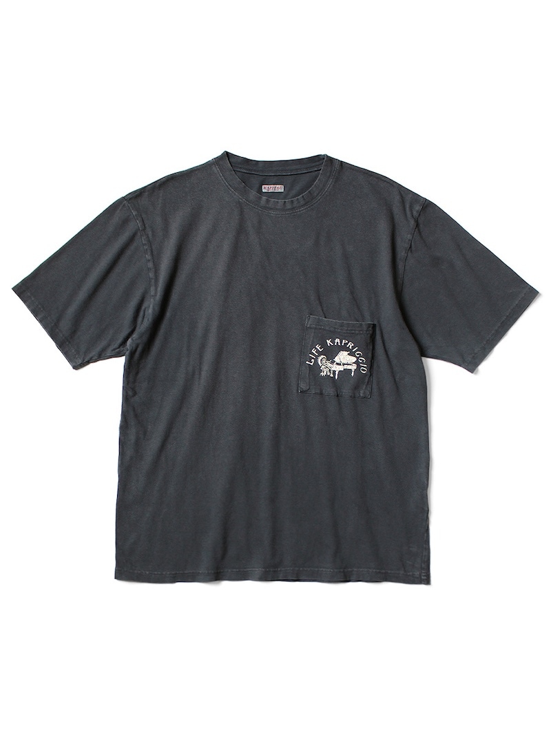KAPITAL(キャピタル) / 20/-天竺 クルーポケT(LIFE KAPRICCIOpt) 25SS