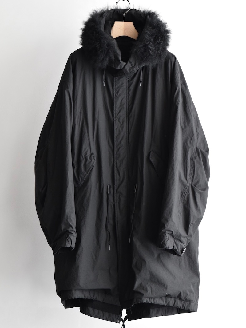 【新品未使用】COMOLI コットンナイロン ミリタリーフーデッドコート25AW COMOLI(コモリ) / コットンナイロン ミリタリーフーデッドコート 25AW