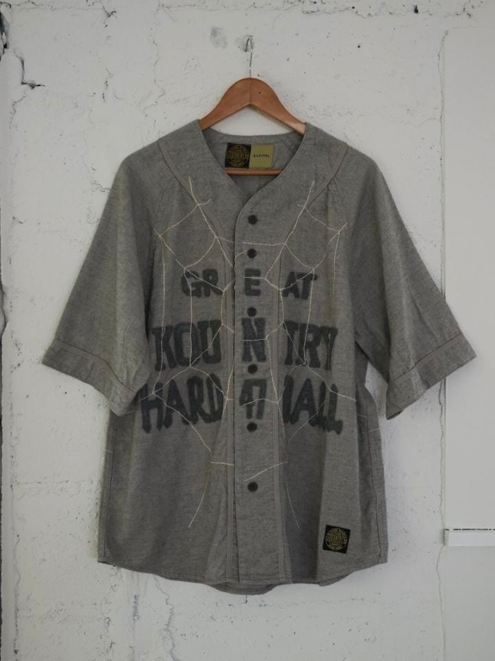 KAPITAL KOUNTRY キャピタル カントリー 加工 スウェット シャツ KAPITAL(キャピタル) / 綿ウールGREAT KOUNTRYベースボール
