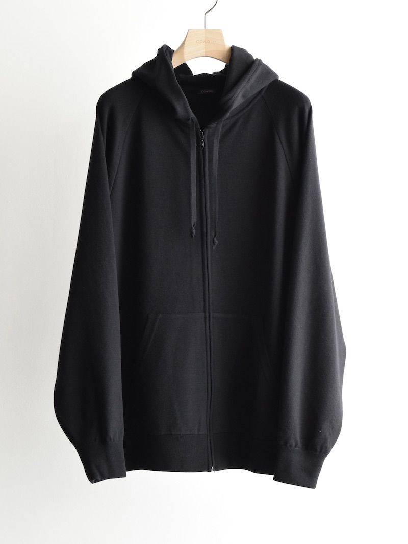 COMOLI(コモリ) / ウールニット ジップパーカ 25AW
