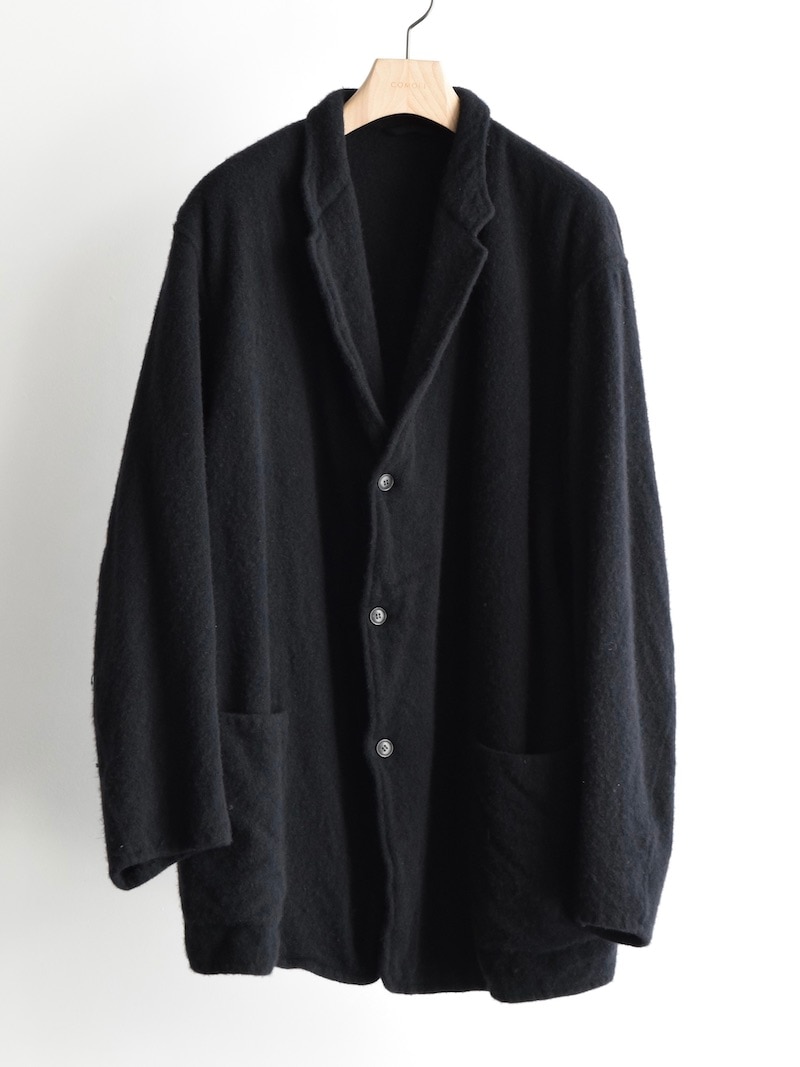 COMOLI(コモリ) / 縮絨ウール ジャケット / BLACK 25AW | 商品一覧