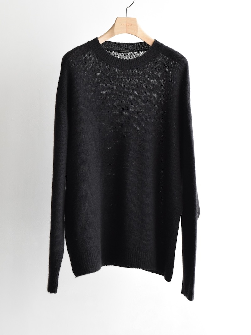 COMOLI(コモリ) / カシミヤ製品染 クルーネックニット 25AW