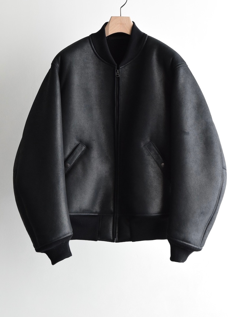 COMOLI コモリ ムートン ライダースジャケット 16AWブラック 2 COMOLI コモリ ムートン ライダースジャケット 16AWブラック 2 - メルカリ