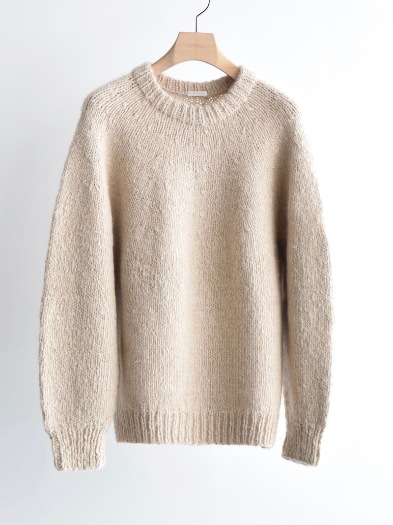 COMOLI ハンドニット COMOLI(コモリ) / カシミヤハンドスパン ハンドニット 25AW | 商品一覧