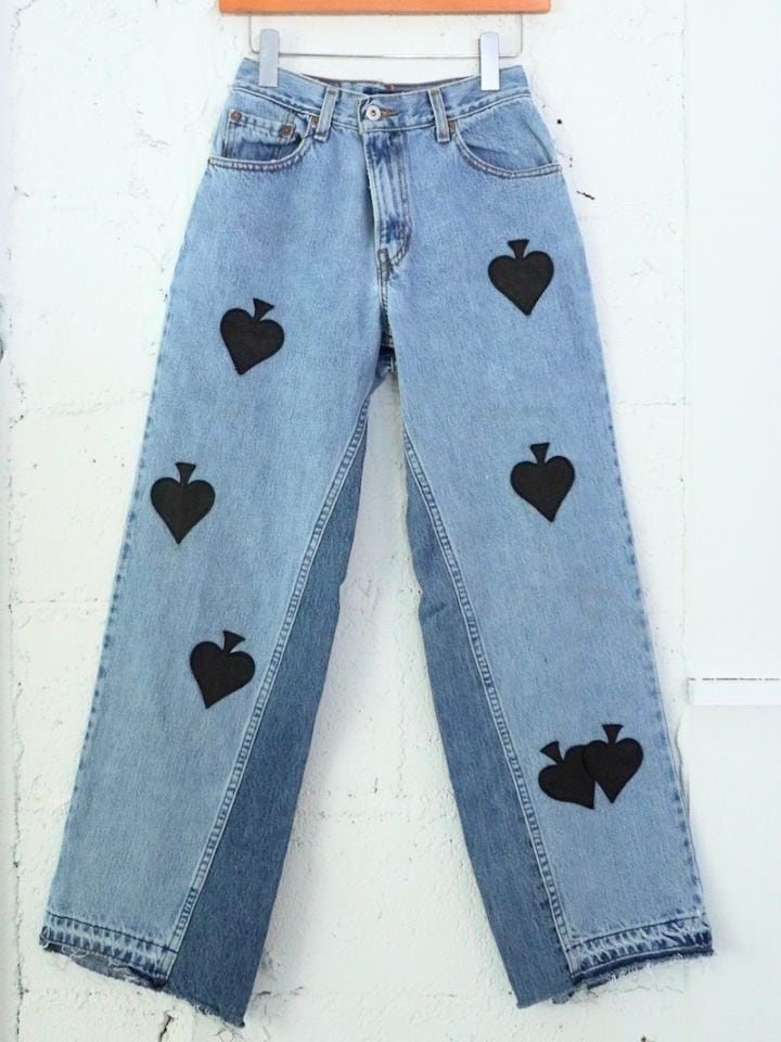 TanC TOKYO タンクトウキョウ デニム スペード バギー ジーンズ Tanc TOKYO SPADE PATCH BUGGY REMAKE DENIM TC25A-055：デニム