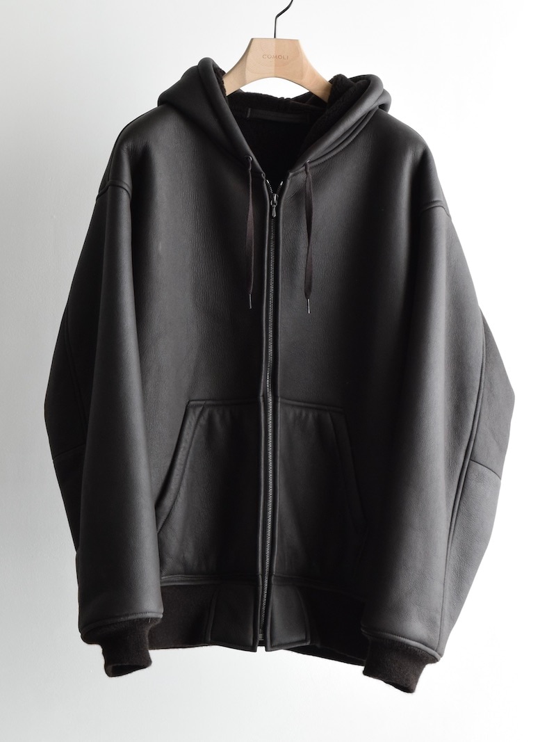 COMOLI(コモリ) / シープスキン ジップパーカ 25AW
