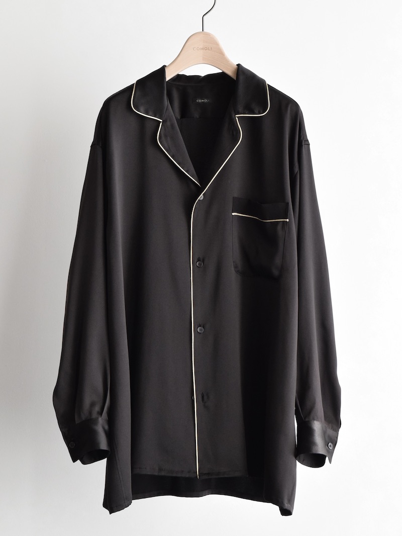 COMOLI(コモリ) / シルク パジャマシャツ 25AW