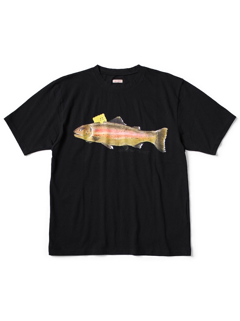 KAPITAL キャピタル SAVE ME クジラ 天使 サイケ ヒッピー KAPITAL(キャピタル) / 20/-天竺 クルーT(トラウト一匹 PECKISH