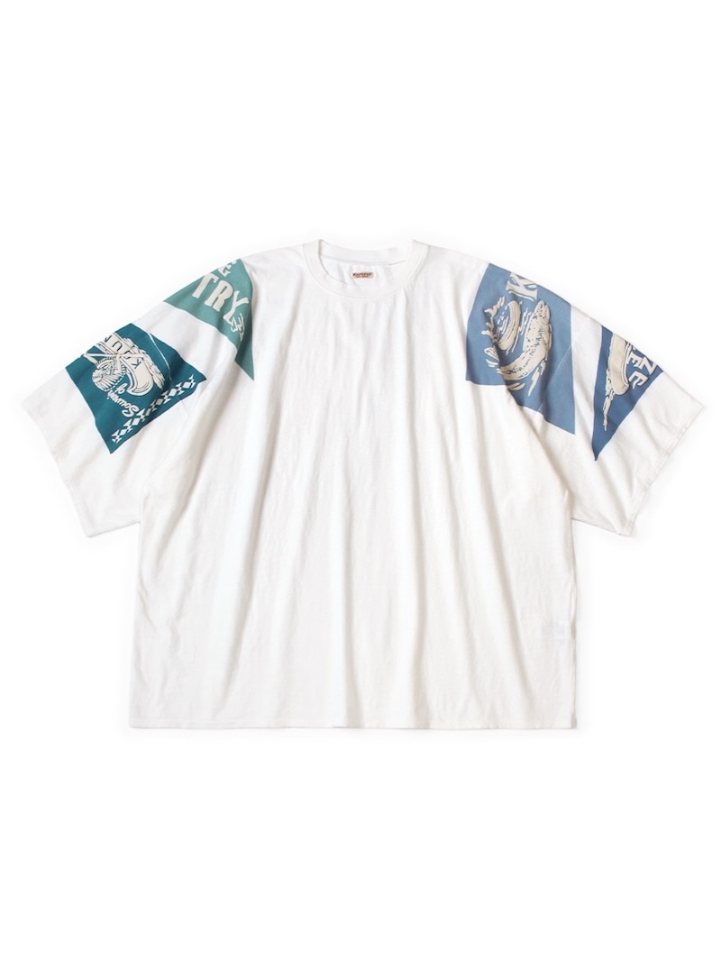 kapital キャピタル 半袖Tシャツ 沖縄 Okinawa XL KAPITAL キャピタル KOUNTRY BONE TEE ボーンプリント 半袖T