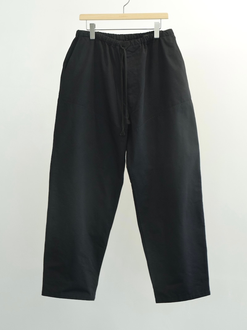 COMOLI(コモリ) / ポストワークツイル ハンティングパンツ / BLACK