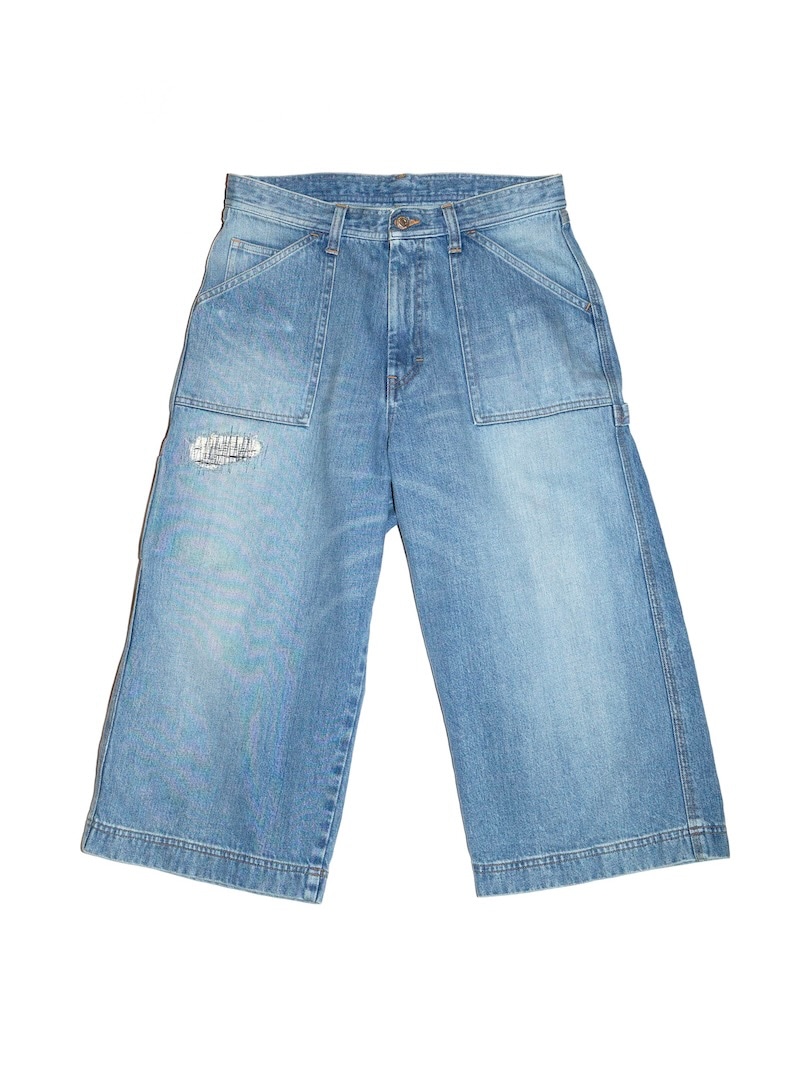 RICE NINE TEN (ライスナインテン) / THREE QUARTER PAINTER JEANS (BLUE) 26SS