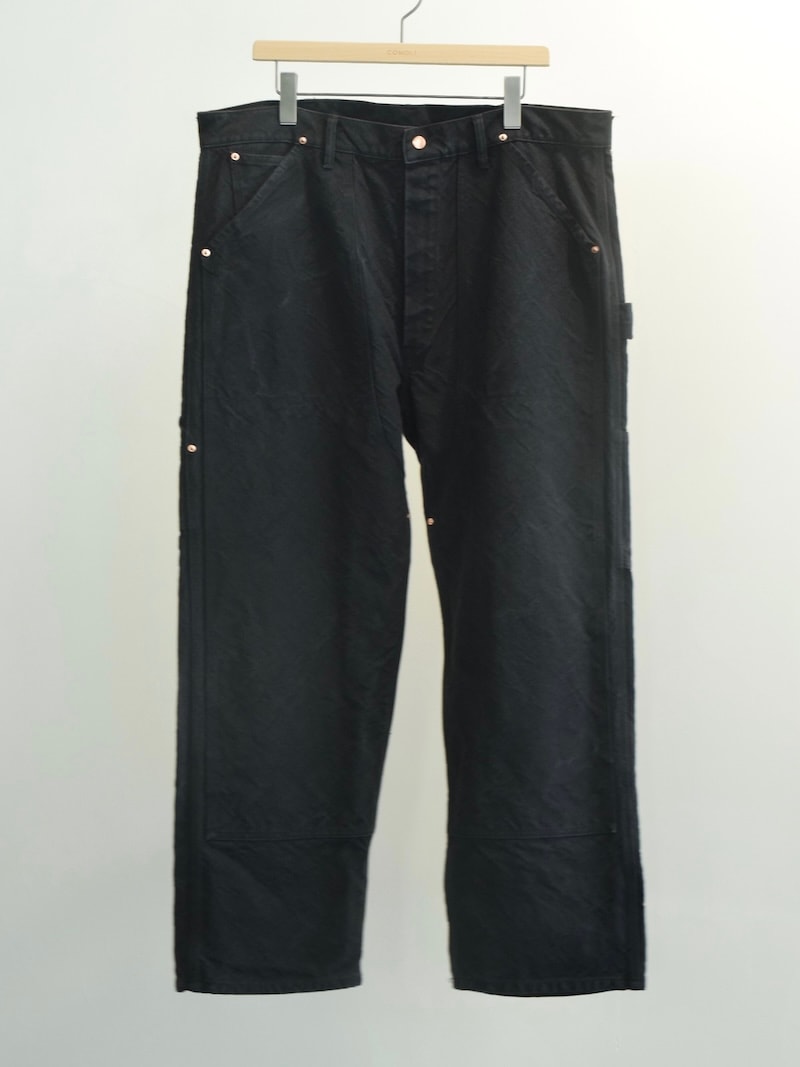 COMOLI(コモリ) / コットンダック ペインターパンツ / BLACK 26SS