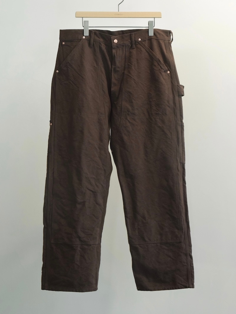COMOLI(コモリ) / コットンダック ペインターパンツ / BROWN 26SS