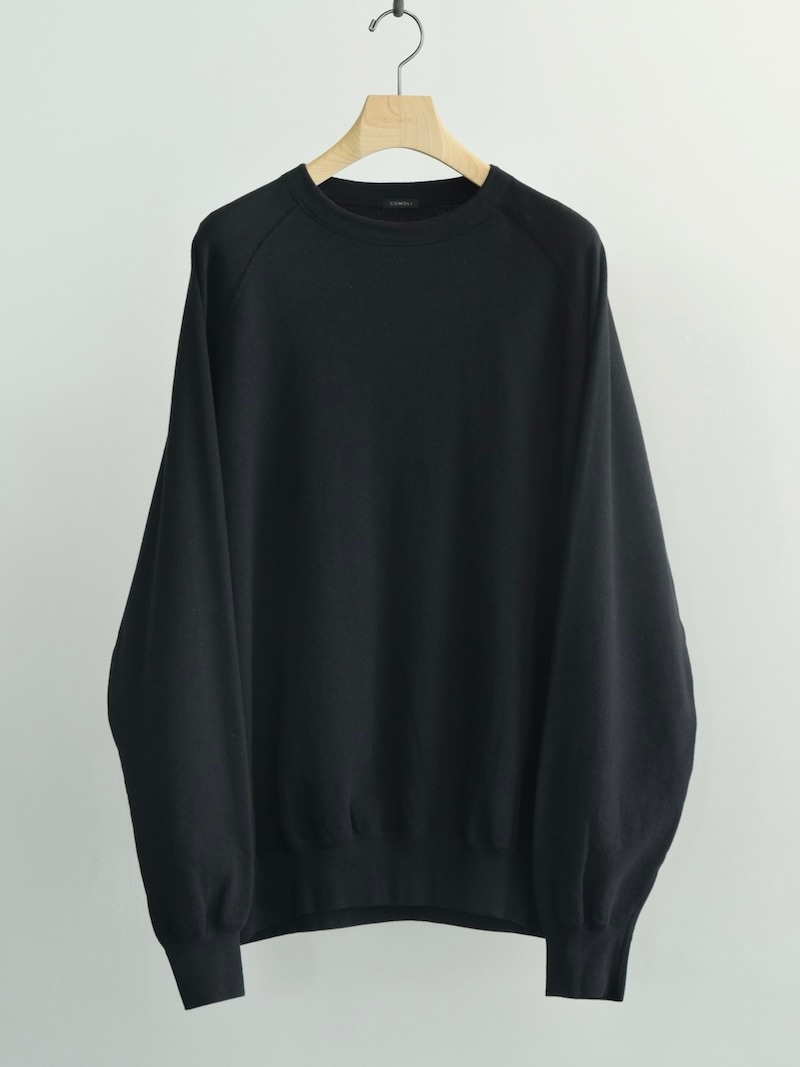 COMOLI 26SS LWコットン裏毛クルーネック D01-05017 COMOLI(コモリ) / LWコットン裏毛 クルーネック 26SS | 商品一覧