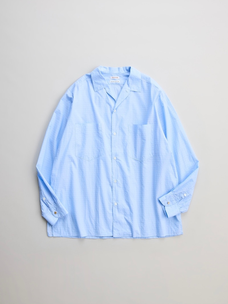 NICENESS(ナイスネス) / ROMEO / ロメオ (デッドストック ライトブルーパターンドシャツ) / SHADOW CHECK / 26SS