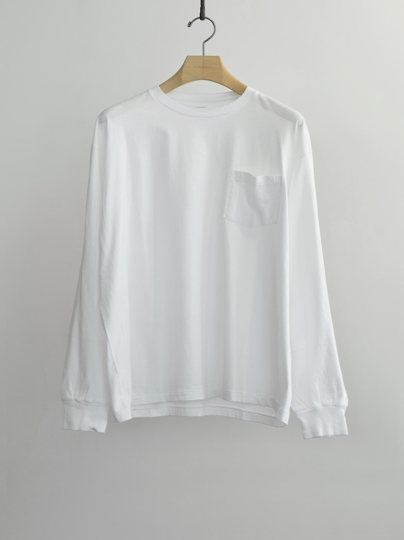 COMOLI(コモリ) / サープラス 長袖Tシャツ / WHITE 26AW | 商品一覧
