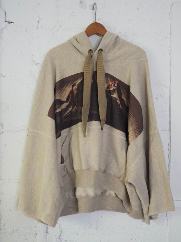 KAPITAL(キャピタル) / 裏毛 デビルフードパーカー(山脈pt) / TOPキナリ / 25AW