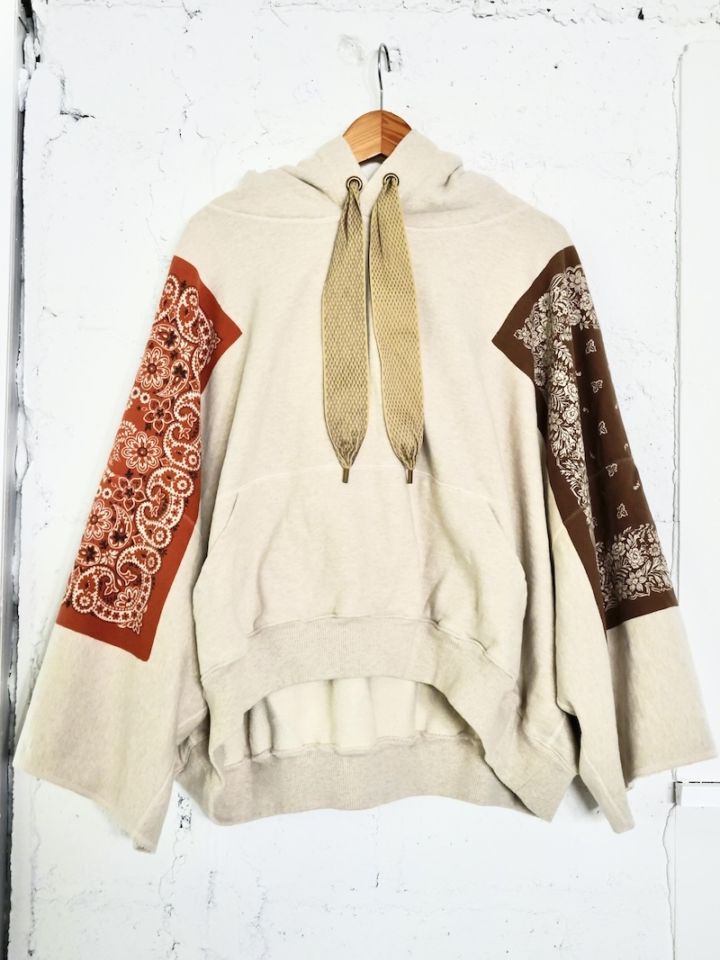 KAPITAL(キャピタル) / TOP 裏毛 バンダナデビルフードパーカー