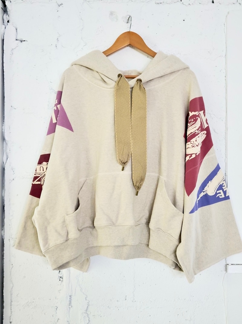 KAPITAL(キャピタル) / TOP 裏毛 デビルフードパーカー(ペナントYUKON) / パープル / 25AW