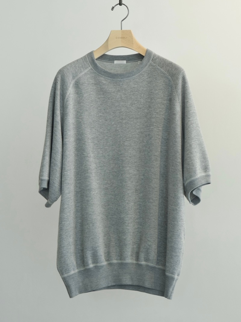 COMOLI(コモリ) / グレー裏毛 半袖クルー 26SS | 商品一覧,BRANDS,COMOLI