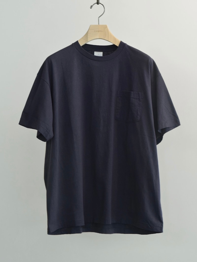 COMOLI(コモリ) / サープラス Tシャツ / NAVY 26SS | 商品一覧,BRANDS