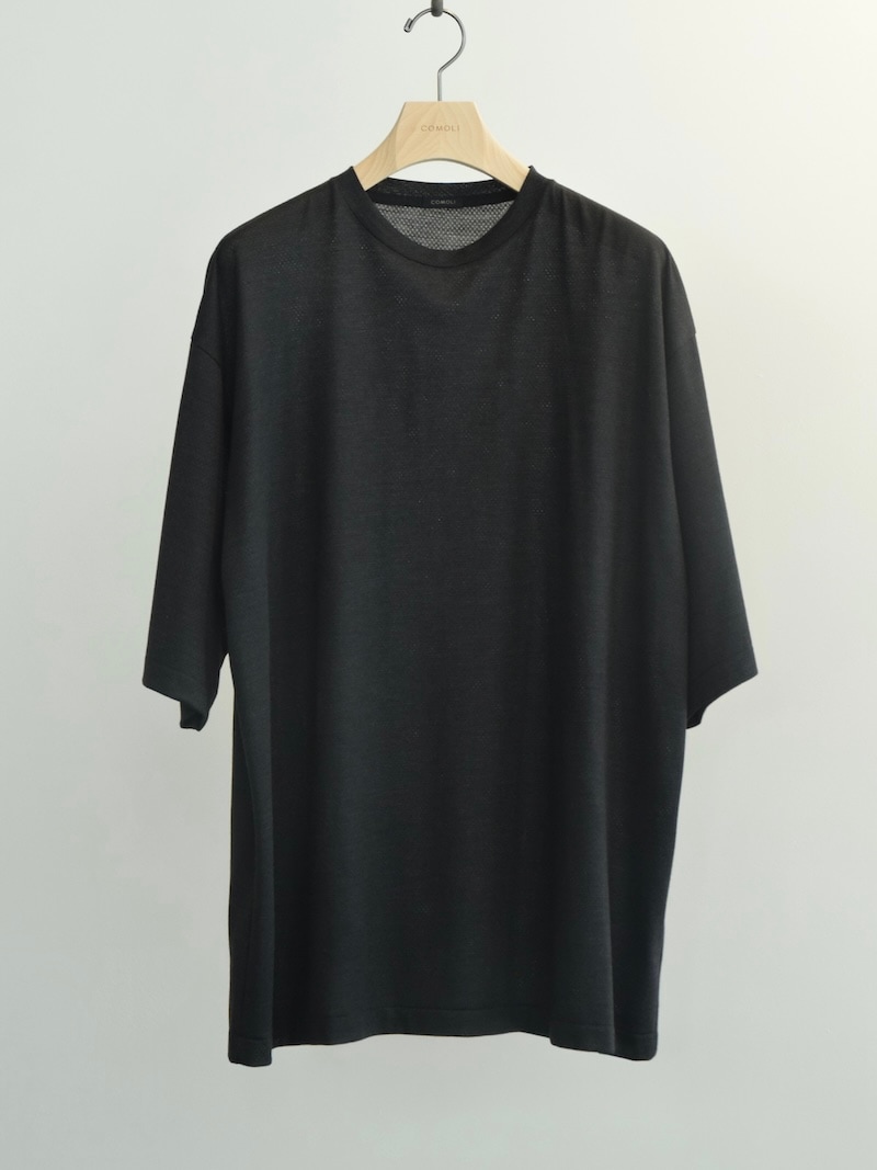 COMOLI(コモリ) / ウールメッシュ 半袖Tシャツ 26SS