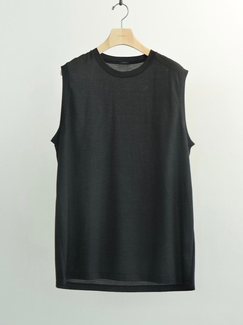 COMOLI(コモリ) / ウールメッシュ ノースリーブ 26SS | 商品一覧