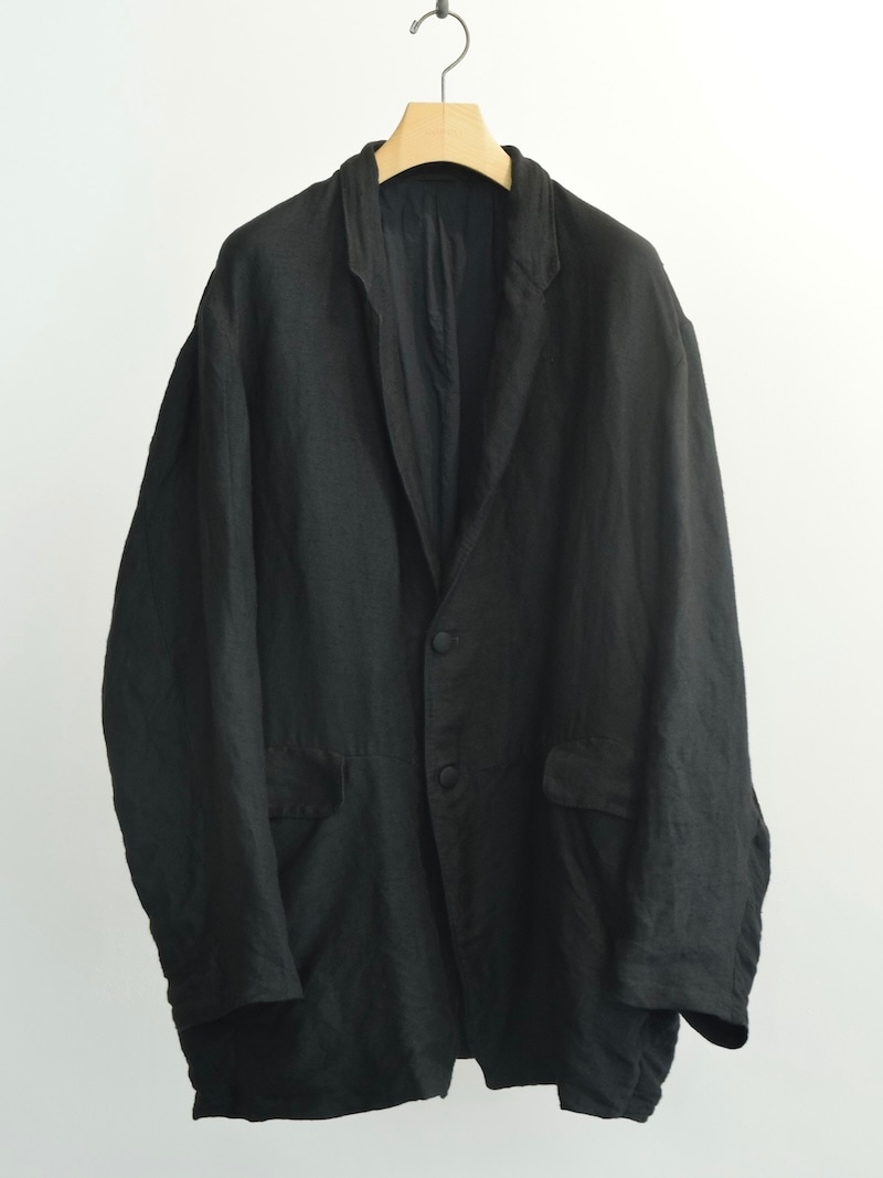 COMOLI(コモリ) / リネンサテン フロックコート 26AW