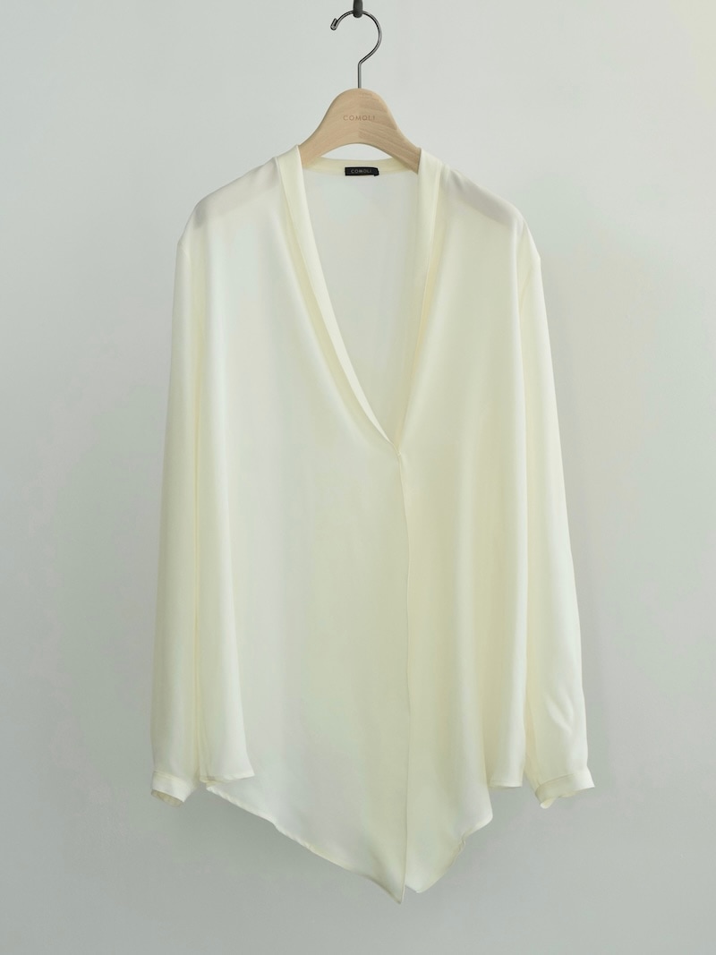 COMOLI(コモリ) / シルクローン ブラウス 26SS