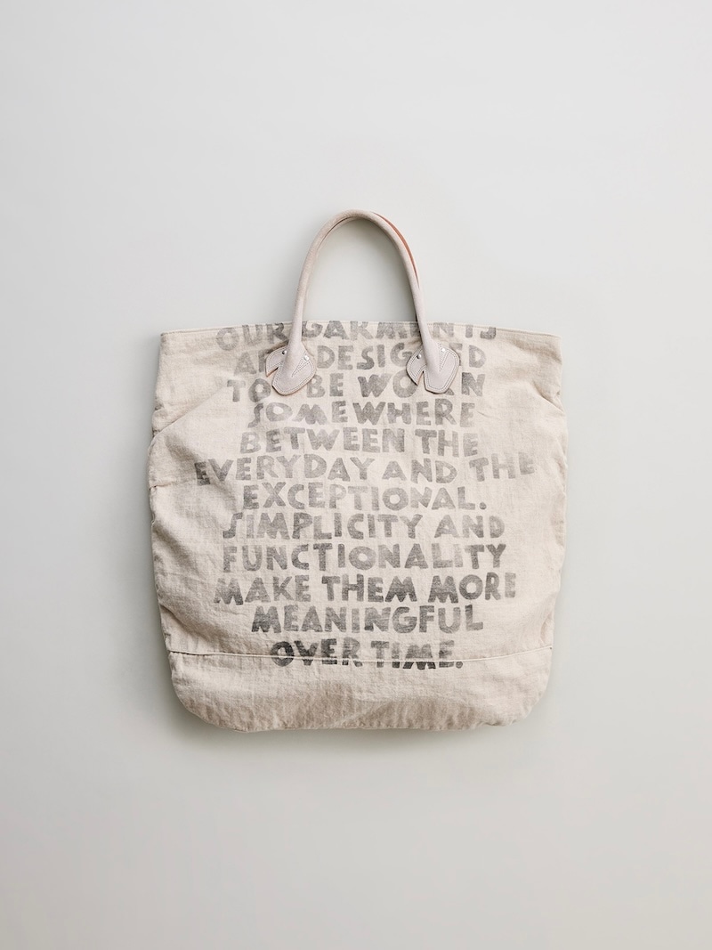 NICENESS(ナイスネス) / H.APHEX / H.エイフェックス (ハンドステンシルNNシャーリンングバッグ) / 26SS