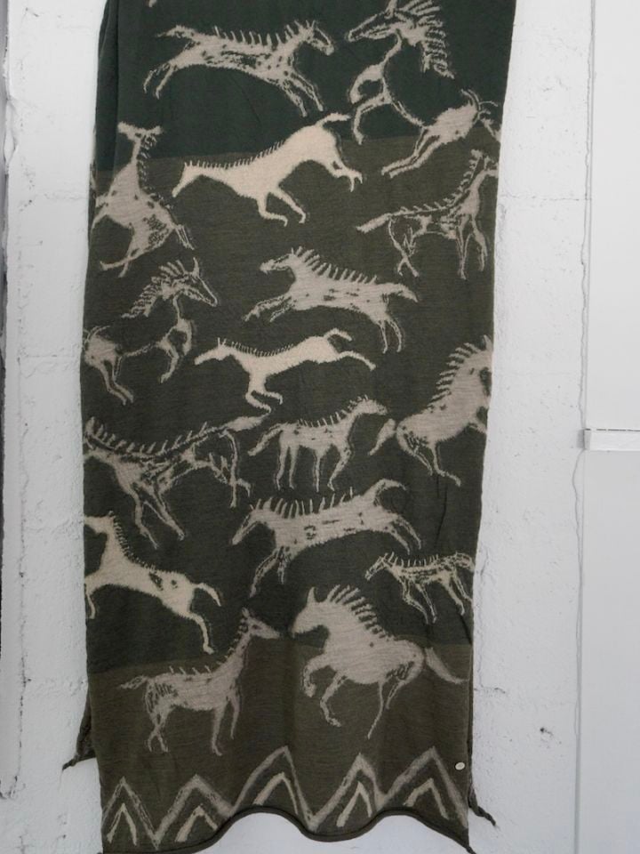 KAPITAL(キャピタル) / 縮絨ウール インディアンペインティング