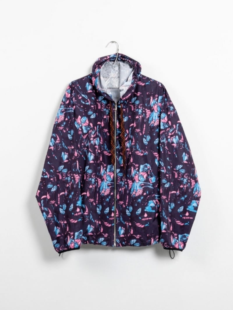 BLACKBIRD (ブラックバード) / hooded blouson (botanical print) 26SS