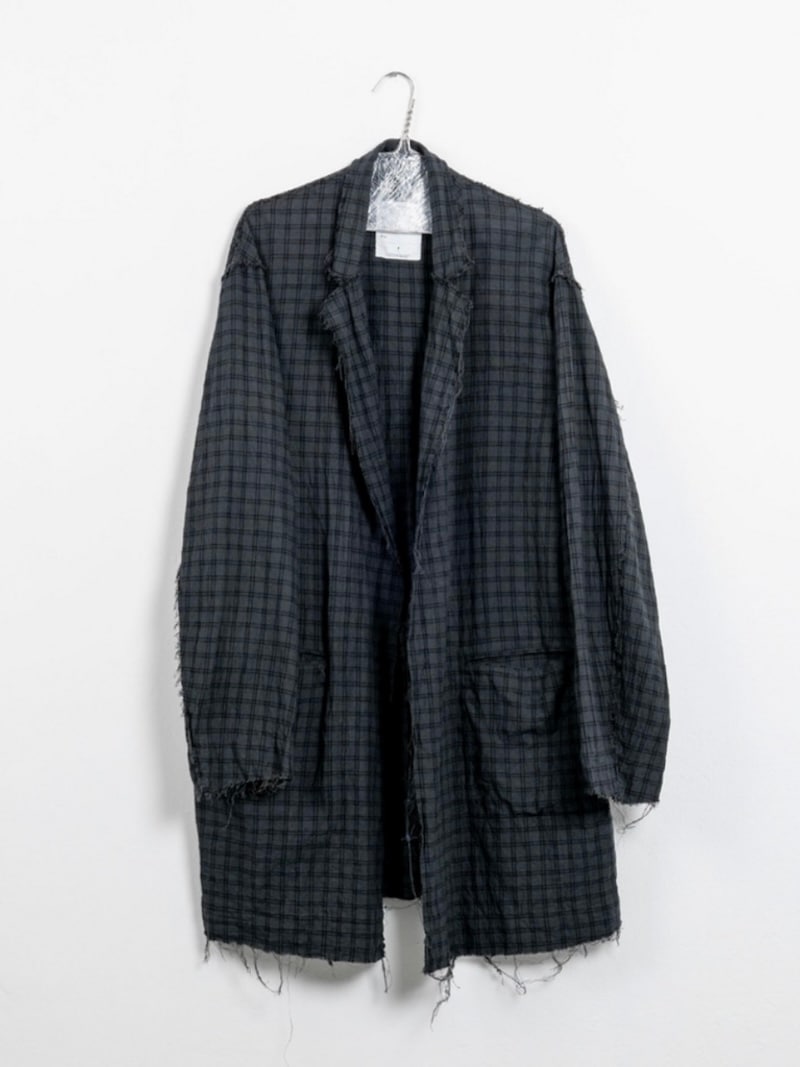 BLACKBIRD (ブラックバード) / over sized toile coat (check) 26SS