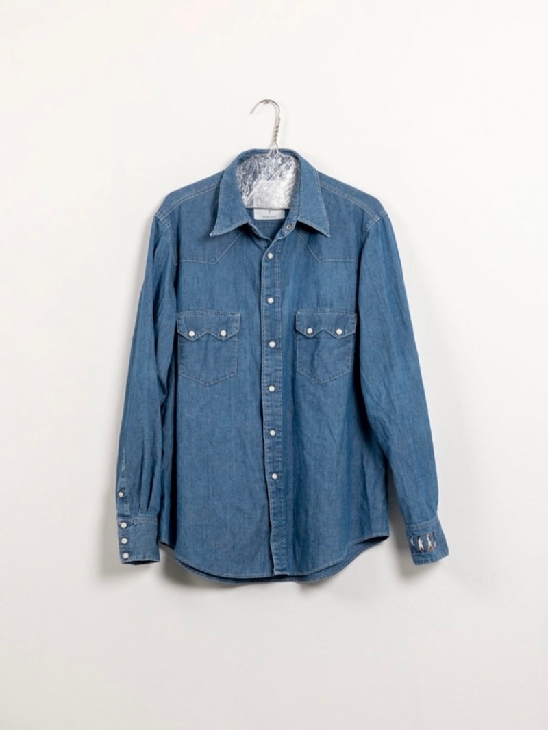 BLACKBIRD (ブラックバード) / western shirt (indigo) 26SS