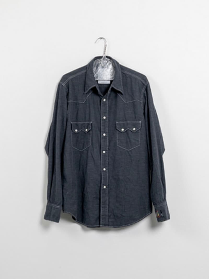 BLACKBIRD (ブラックバード) / western shirt (black) 26SS