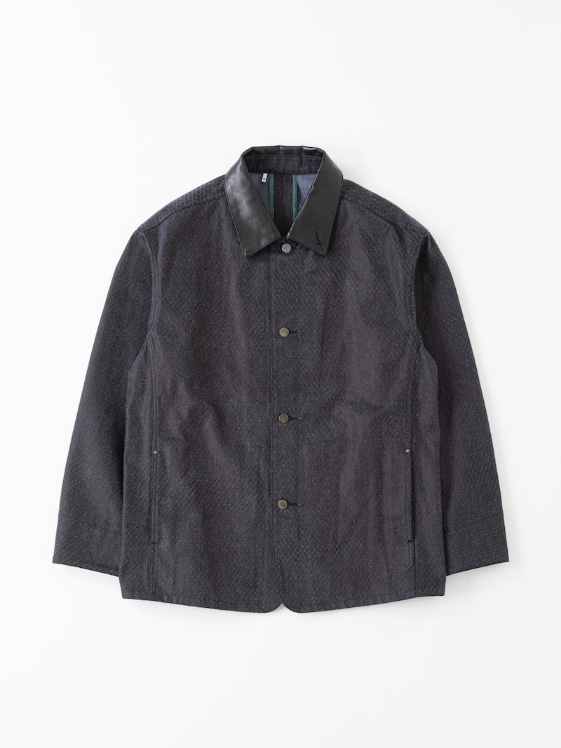 kiivu(キフ) / DENIM WORK JACKET- 12.5oz Rainbow Denim + SUMI ＋Needles Punch - 26SS