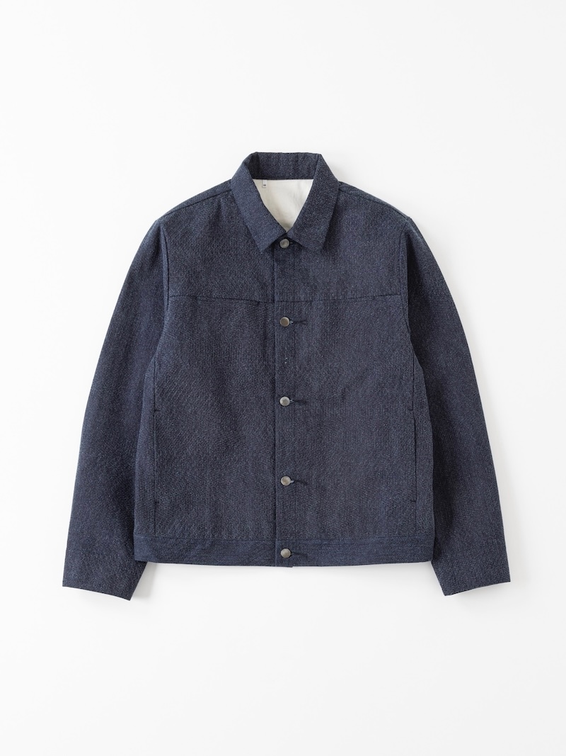 kiivu(キフ) / DENIM TRUCKER JACKET- 12.5oz Rainbow Denim ＋Needles Punch- 26SS