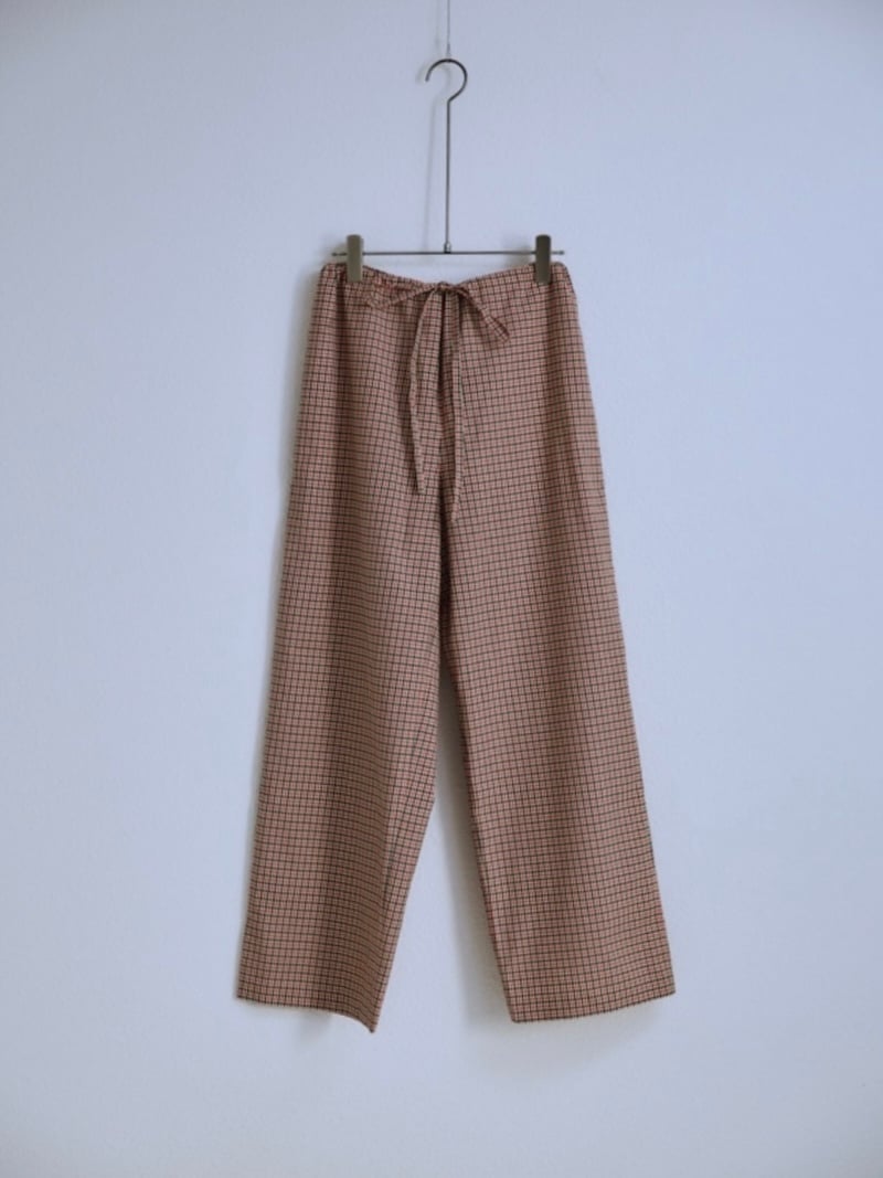 BISOWN (ビソウン) / GUNCLUBCHECK SLEEPING PANTS 26SS