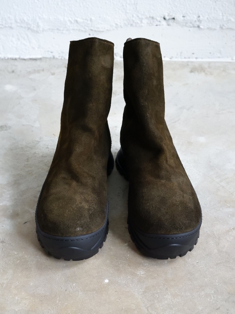 COMOLI(コモリ) / GUIDI別注 VS バックジップブーツ / BROWN 25AW