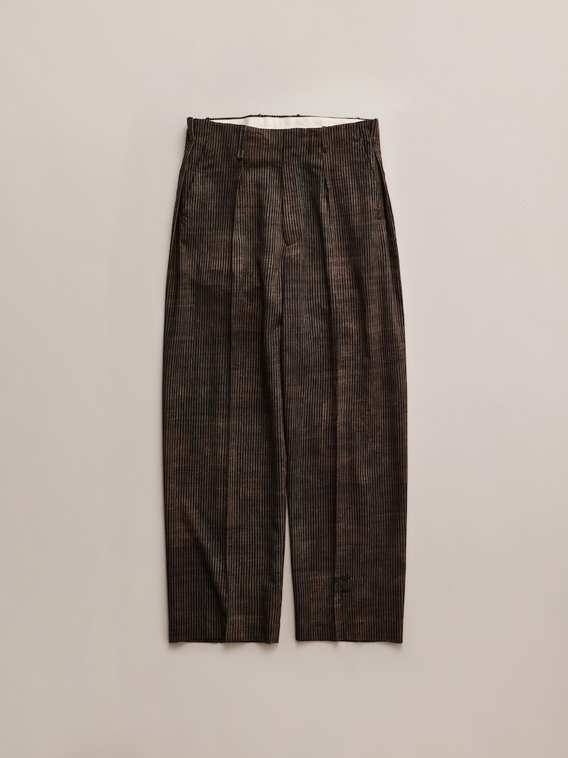 NICENESS(ナイスネス) / N.DICKENS / N.ディケンズ (プリンテッドストライプリサイズドスラックス) / NARROW STRIPES / 26AW
